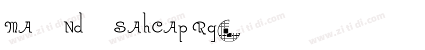 MacondoSwashCaps Reg字体转换